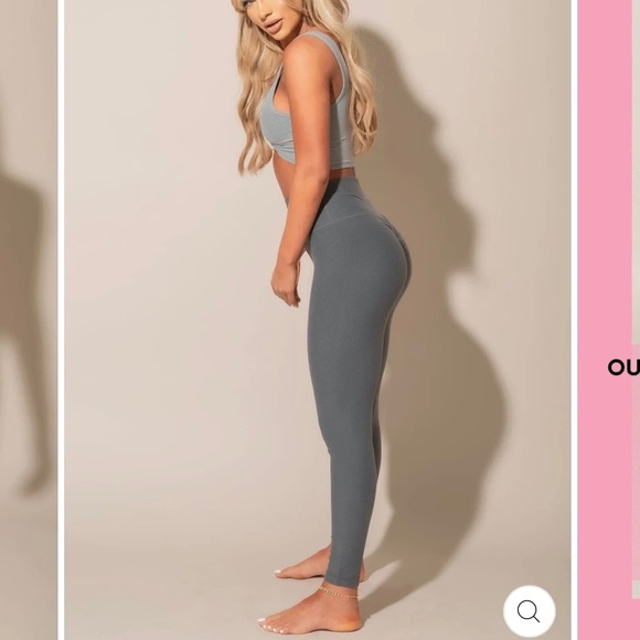 Agent84 Ultimate scrunch tight leggings asphalt Small grey - Picture 3 of 8